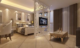 2023最新卧室米白色瓷砖铺贴效果图设计