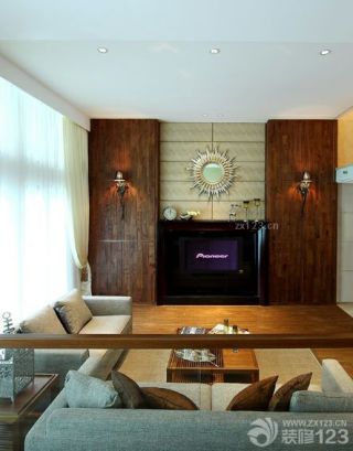 东南亚风格设计家居客厅装修效果图欣赏