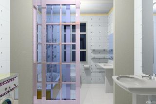 现代简约风格家装小卫生间瓷砖设计效果图欣赏