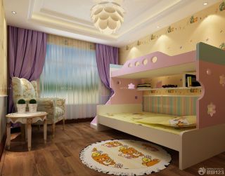 经典家装儿童房高低床设计效果图片大全