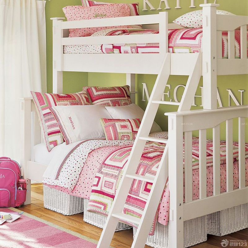 2025温馨家80平米家居母子高低床设计图片