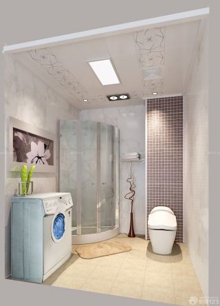 现代风格家装浴室卫生间瓷砖图片设计