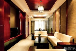 最新中式风格设计家居客厅组合沙发图