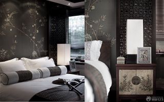 120平方东南亚风格卧室床头柜设计效果图