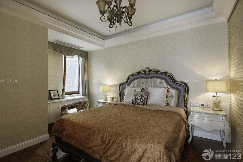 新古典风格12平米卧室装修实景图欣赏