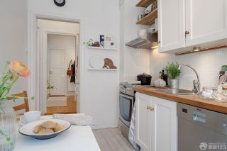 最新简约欧式风格厨房橱柜设计效果图