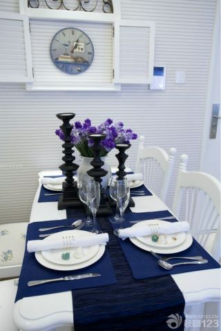 100平米房屋地中海风格餐桌设计图片