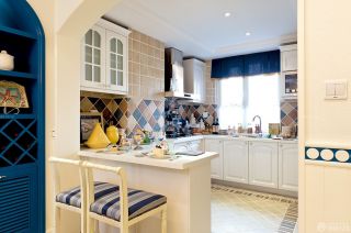 地中海风格开放式厨房装修图片欣赏