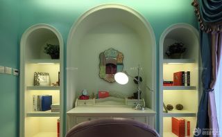 150平米房屋地中海书房设计效果图欣赏
