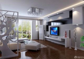 最新120平米房子现代风格客厅灯具效果图