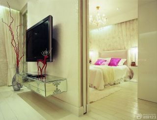 120平米现代客厅电视组合柜装修效果图欣赏
