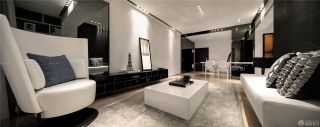 75平米现代简约风格家装客厅设计图片