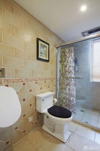 140平米户型家装卫生间淋浴隔断设计图片大全