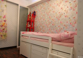 最新120平方现代家居卧室壁纸装修图片