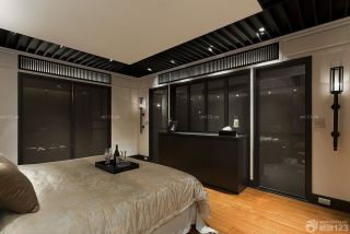 140平方米现代风格卧室床效果图片大全
