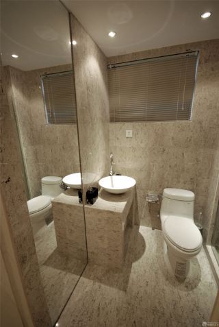 最新90平米小三室卫生间装修效果图大全2023图片