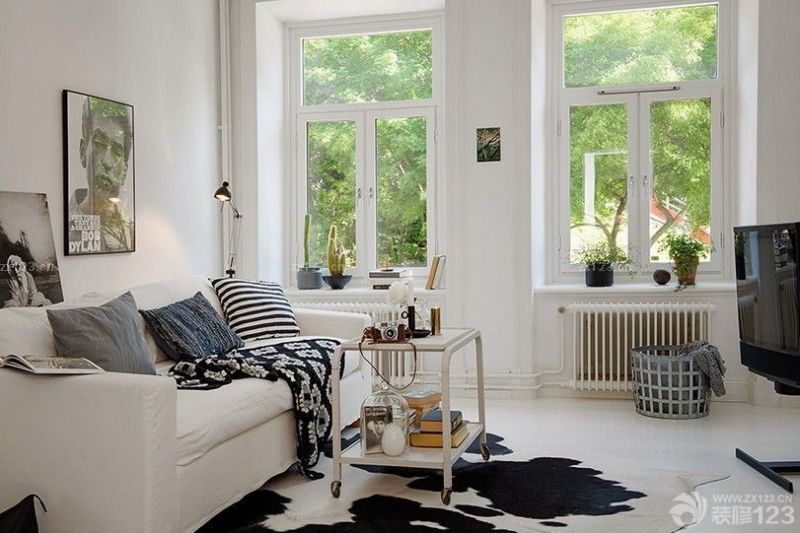 北欧风格小户型客厅装修设计图片欣赏