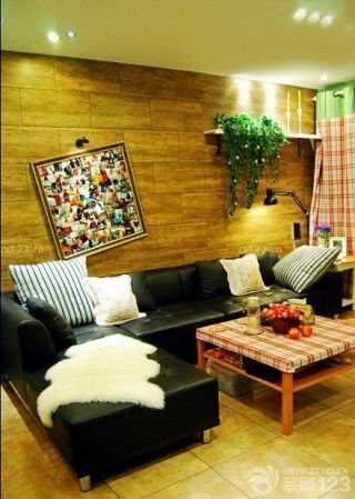 最新韩式田园风格小户型沙发装修图片