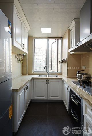 60平方一室一厅小户型住宅阳台改厨房装饰图片