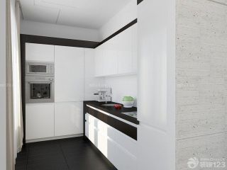 2023最新小户型敞开式厨房橱柜设计图片大全