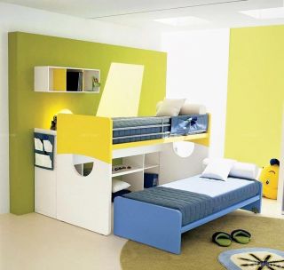 36平小户型收纳床折叠家具空间设计图片大全