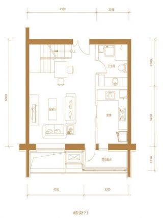 单身公寓户型图2023图片