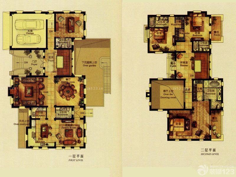 2023农村二层自建房户型图 