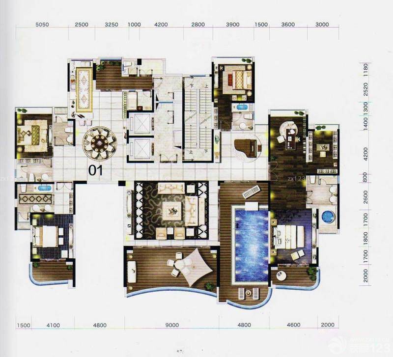 2023最新农村两层独栋别墅户型图