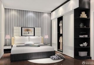 最新26平米一室一厅现代简约风格床装修图片欣赏