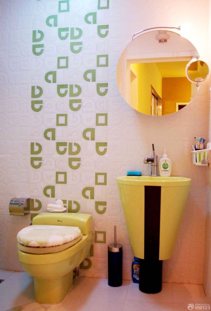温馨十分的20-30平米小户型现代简约风格卫生间洗手间装修图