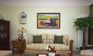 大户型客厅美式沙发装修效果图欣赏
