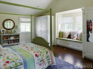 2023自然美式家居装修风格卧室设计案例大全
