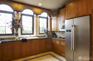 家装小户型厨房橱柜东南亚样板房设计图片2023