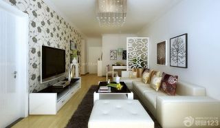现代家居客厅沙发摆放效果图2023