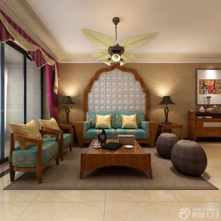 最新东南亚室内家具装修图片欣赏