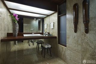 别墅室内东南亚卫生间设计效果图欣赏