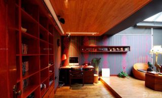 最新东南亚风格室内书柜设计效果图欣赏