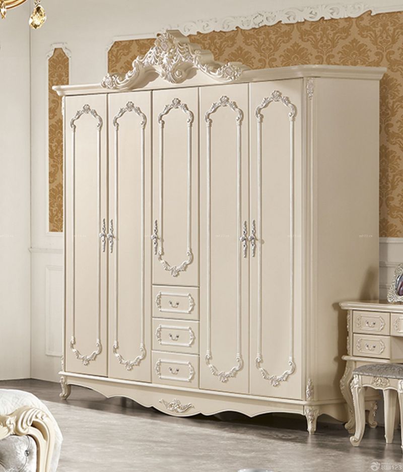 2025最新美式田园衣柜装修样板房图库