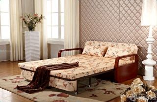 木质美式沙发床装修图片大全
