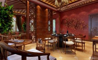 家庭餐厅东南亚风格设计效果图片欣赏