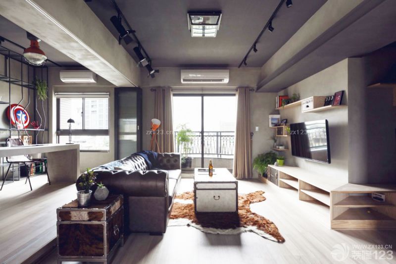 重金属感室内客厅装修图片欣赏