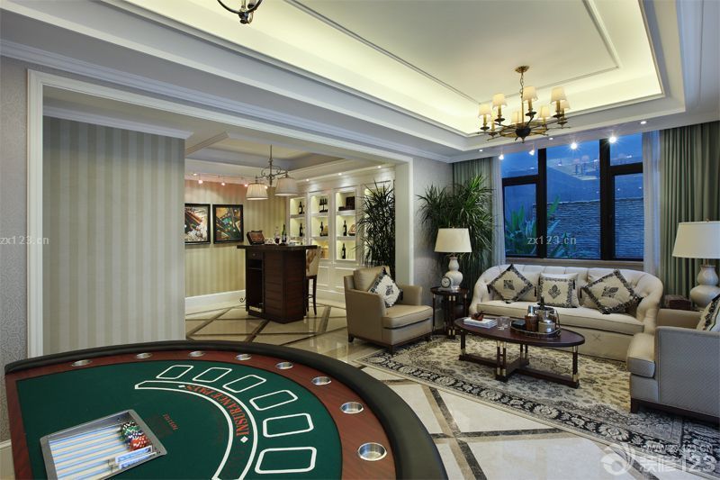 美式地毯贴图装修样板房大全