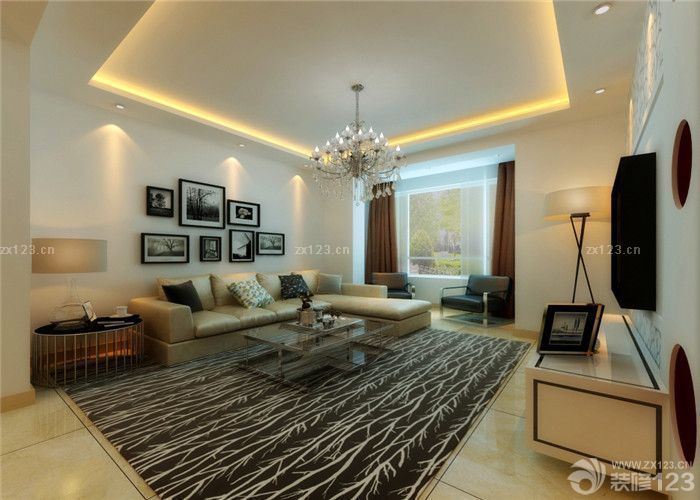 2025室内客厅地毯装修图片