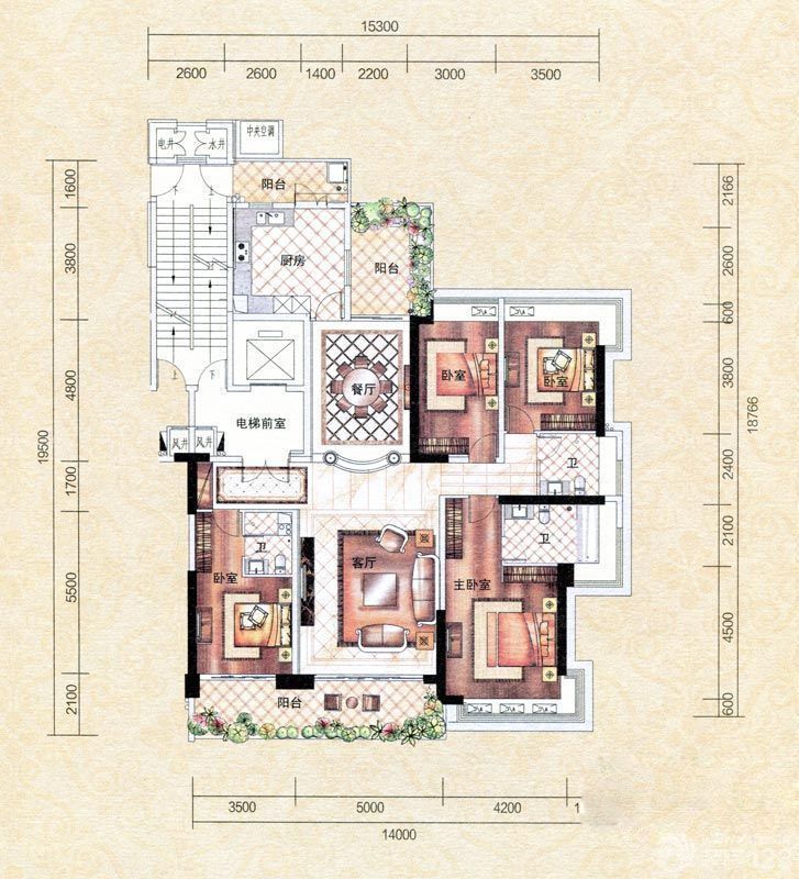 2023室内大户型平面图