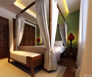 2023东南亚风格室内小房间装修样板房图库欣赏