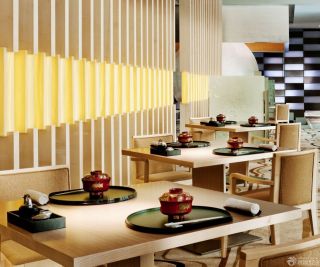2023混搭风格日式餐厅家具效果图欣赏