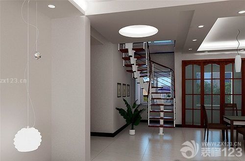 最新家装客厅室内阁楼楼梯装修效果图