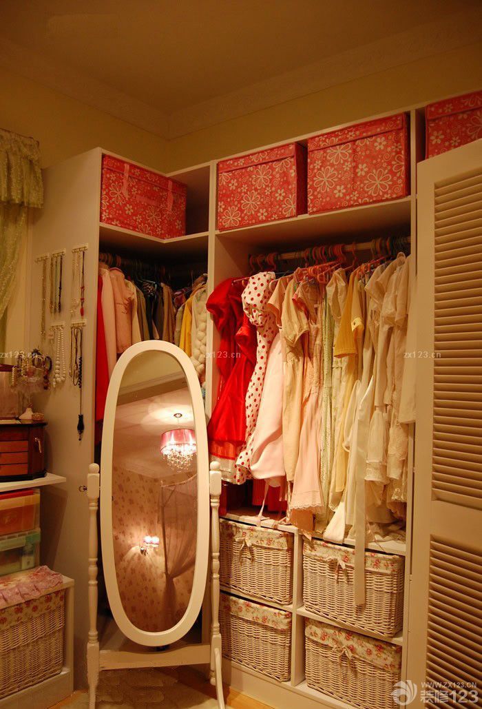 经典欧式风格小型衣帽间设计图片大全