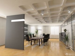 2023最新小型会议室办公桌摆放布置设计效果图大全