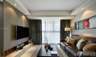 2023现代家装客厅真皮沙发设计图片
